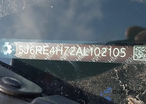 2010 Honda Cr-V Ex-L из США, поврежденный, VIN 5J6RE4H72AL102105